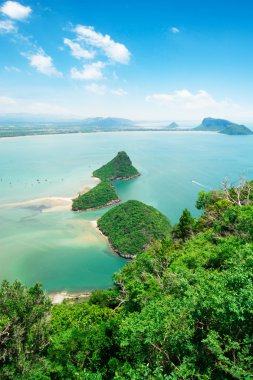 Deniz Manzaralı tepeler Dağı'nda