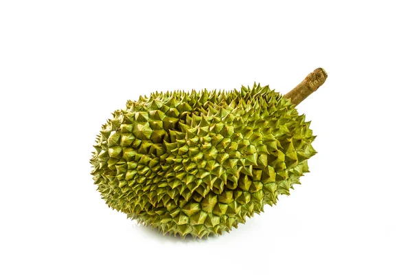 Durian izolované na bílém pozadí — Stock fotografie