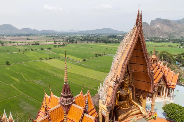 Stora gyllene Buddha i Wat Tham Suea — Stockfoto