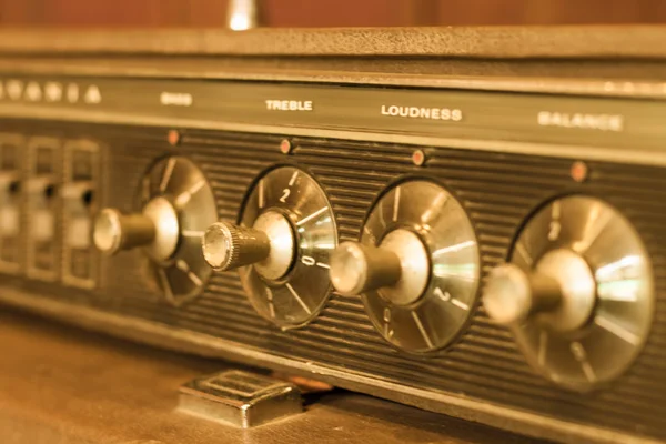 Eski amplifikatör — Stok fotoğraf