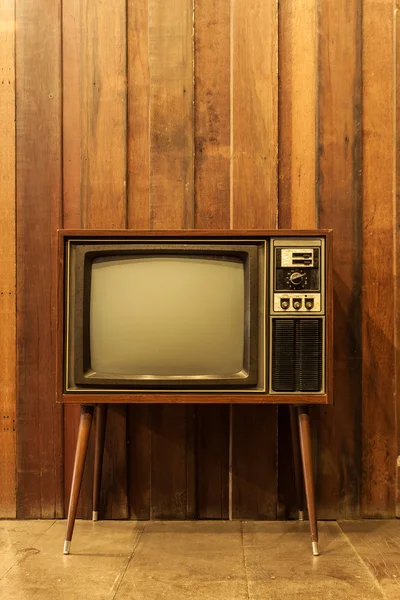 Velho vintage televisão ou tv — Fotografia de Stock