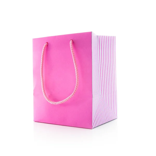 粉红色的购物袋 — 图库照片