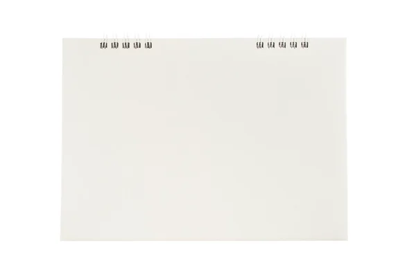 Papel en blanco en el calendario — Foto de Stock