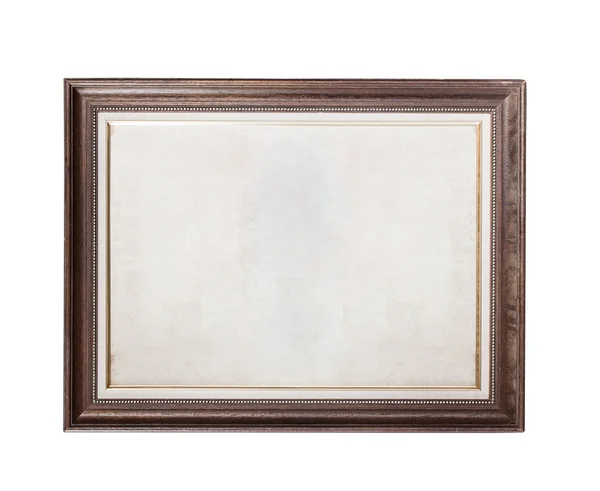 Wood frame with old paper — Stock Photo, Image