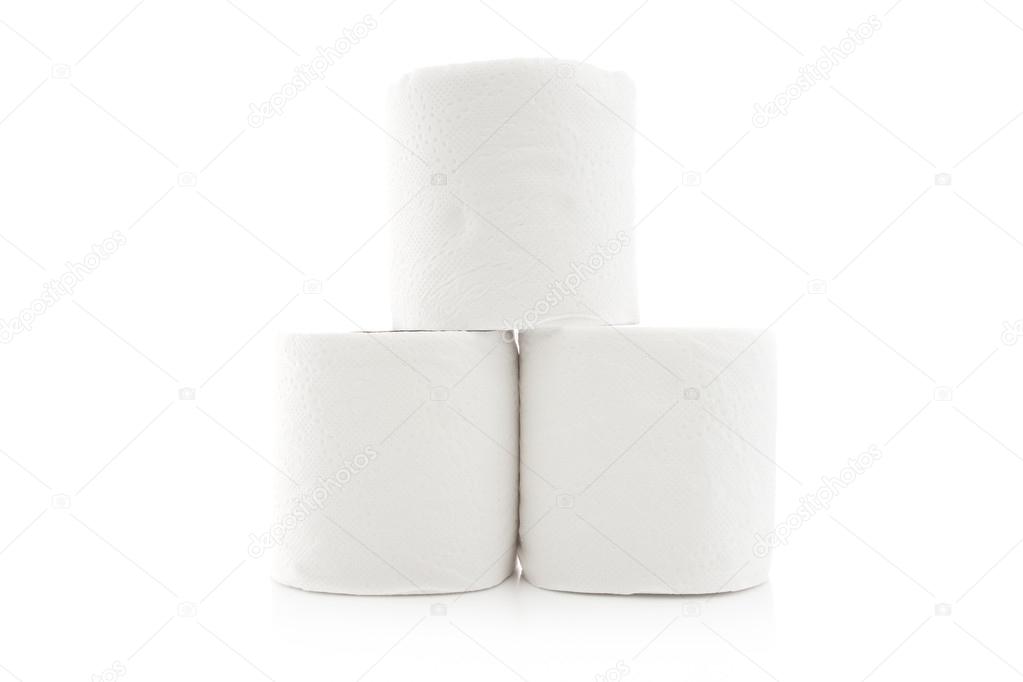 rolls of toilet paper 