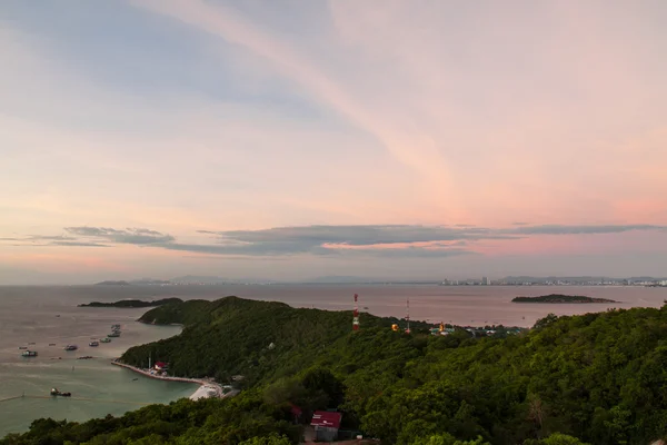 Pattaya.Thailand Koh Larne Island günbatımı — Stok fotoğraf