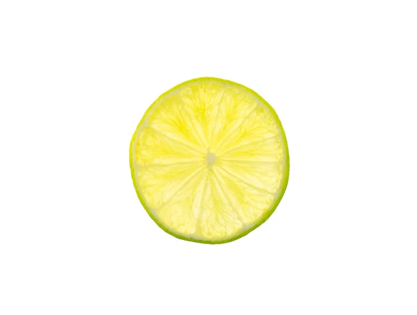 Lemon slice isolated — Stock Photo, Image