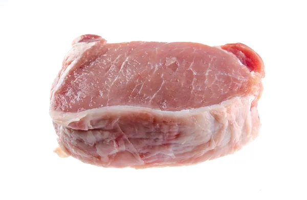 Pişmemiş domuz izole — Stok fotoğraf