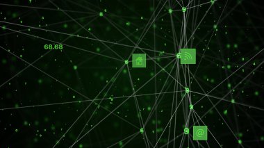 Dijital numara arka plan