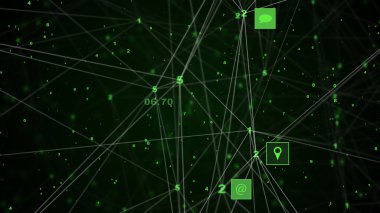 Dijital numara arka plan