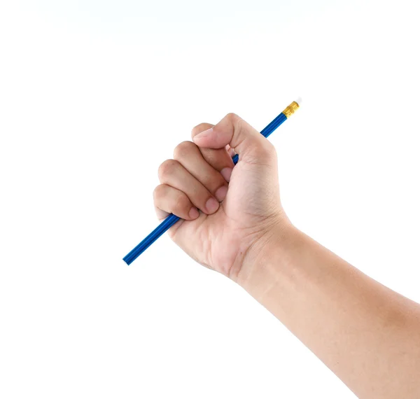 Χέρι που κρατά το μολύβι — Φωτογραφία Αρχείου