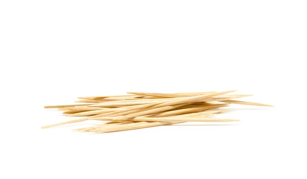 Toothpicks on white background — Stock Photo, Image