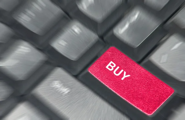 Comprar teclado preto — Fotografia de Stock
