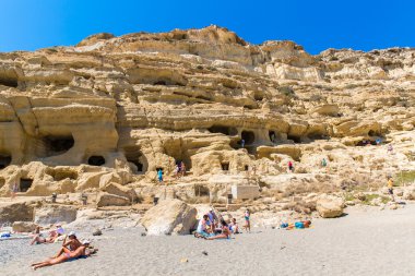 çakıllı plaj matala, Yunanistan crete