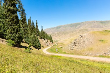 tien shan dağ Almatı takma Yaylası