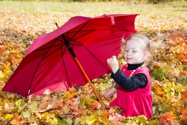sonbahar park kız çocuk