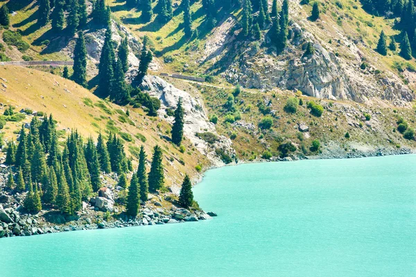 Grande lago almaty — Fotografia de Stock