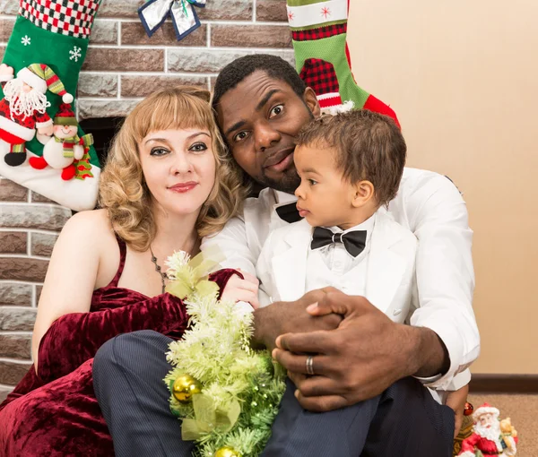 Familia de Navidad — Foto de Stock