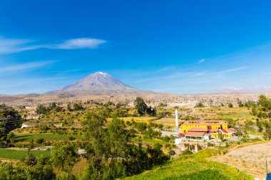 Arequipa'nın Misty yanardağ