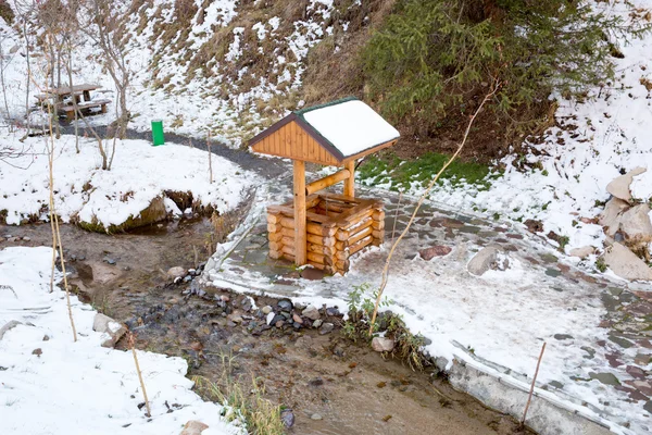 Горнолыжный курорт Казахстана — стоковое фото