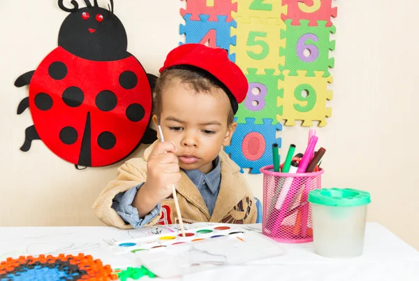 American Boy drawing — Stock Photo, Image