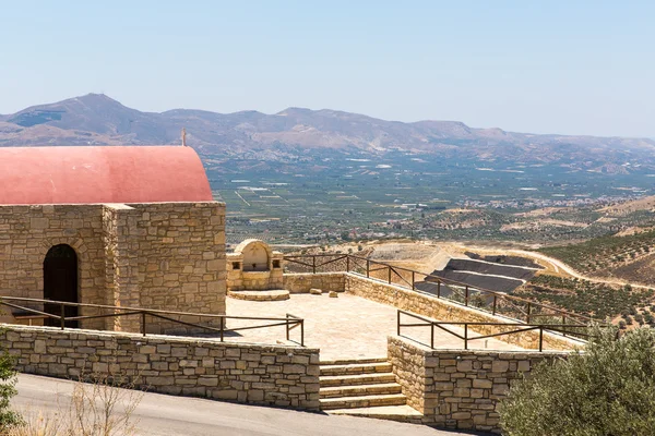 Monasterio en el valle de Messara — Foto de Stock