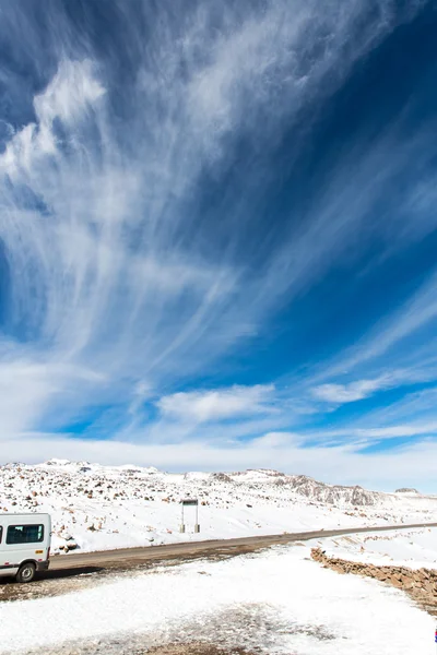 Anderna, Road Cusco - Puno i Peru — Stockfoto