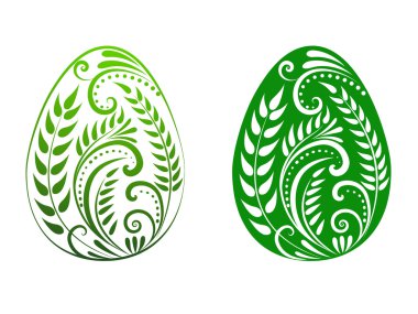 Yeşil Paskalya yortusu yumurta