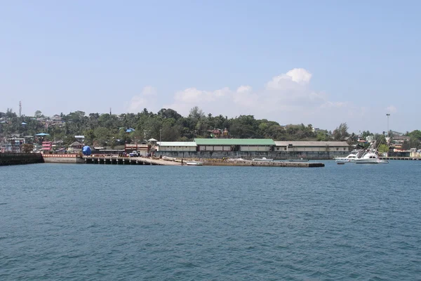 Harbour at Port Blair, Andamans, Indien — Stockfoto