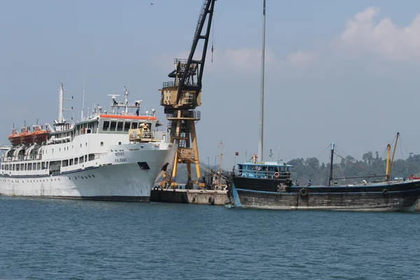 Haven bij Port Blair, Andamans, India — Stockfoto