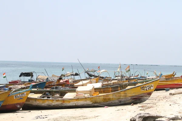 Boote und Strände an den Andamanen — Stockfoto