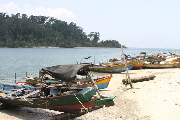 Barche e spiagge alle Andamane — Foto Stock