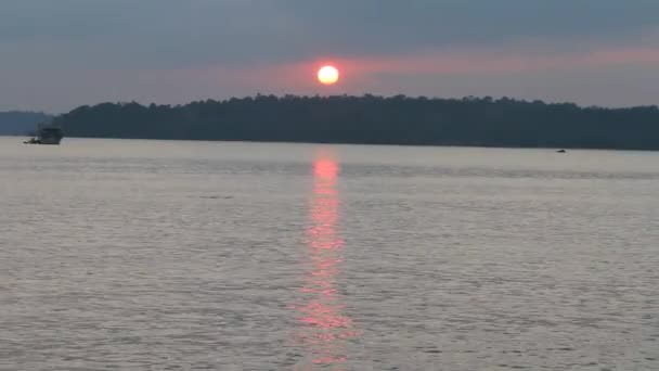 Ηλιοβασίλεμα στην andamans το — Αρχείο Βίντεο