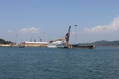 Harbour at Port Blair, Andam, Hindistan
