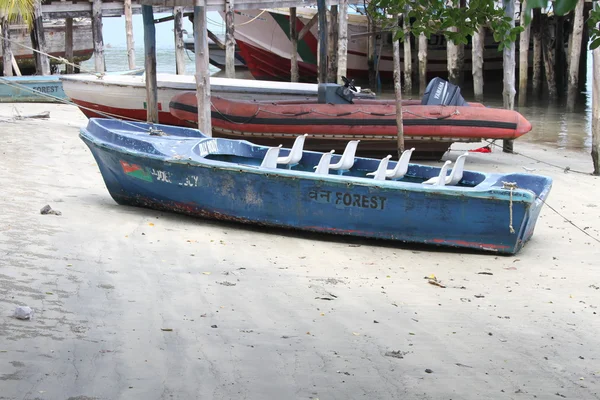 Barcos y playas en Andamans — Foto de Stock