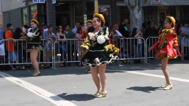 San Francisco Carnaval — Stockvideo