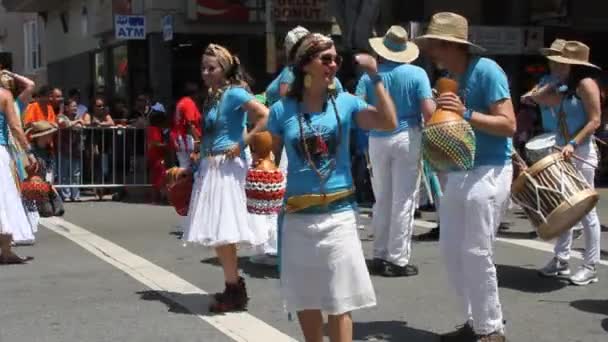 San Francisco Carnaval — Stok Video