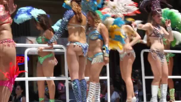 San Francisco Karneval — Stockvideo