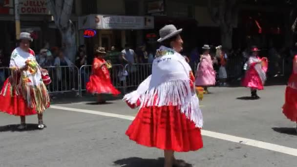 San Francisco Carnaval — Stok video