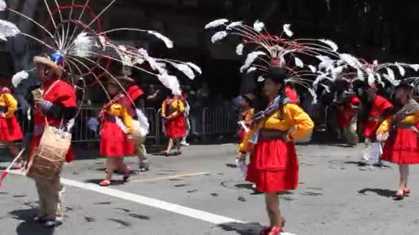 Сан-Франциско-карнавал — стокове відео