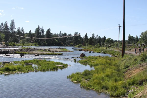 Deschutes Selvagem, curva, oregon — Fotografia de Stock