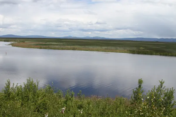 Fiskare på klamath — Stockfoto