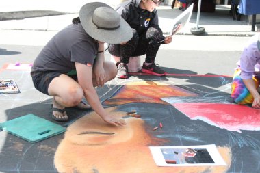 Palo Alto, california: 5/5/2016: Palo Alto Sanatlar Festivali