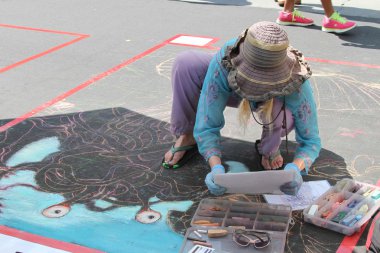 Palo Alto, california: 5/5/2016: Palo Alto Sanatlar Festivali