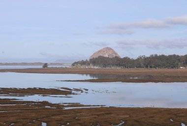 Morro Bay California 'daki doğa, plajlar, akarsular ve nehirler.