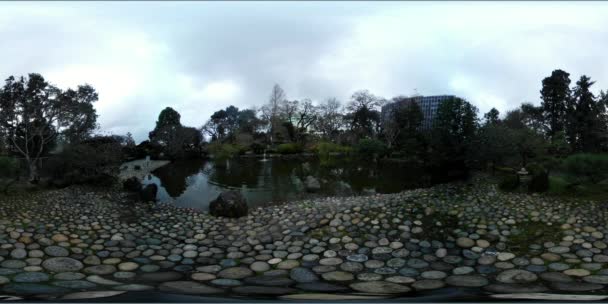 Central Park Giardini Del Giapponese San Mateo California — Video Stock