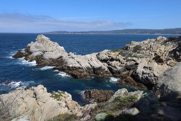 Rocas Playas Cielo Parque Estatal Point Lobos California — Foto de Stock