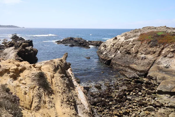 Felsen Strände Und Himmel Point Lobos State Park Kalifornien — Stockfoto