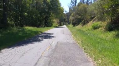 Bisikletli Marin bisiklet yolu