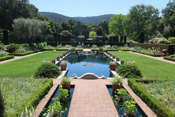 2021 Woodside Califórnia Vista Jardins Edifícios Propriedades Filoli — Fotografia de Stock